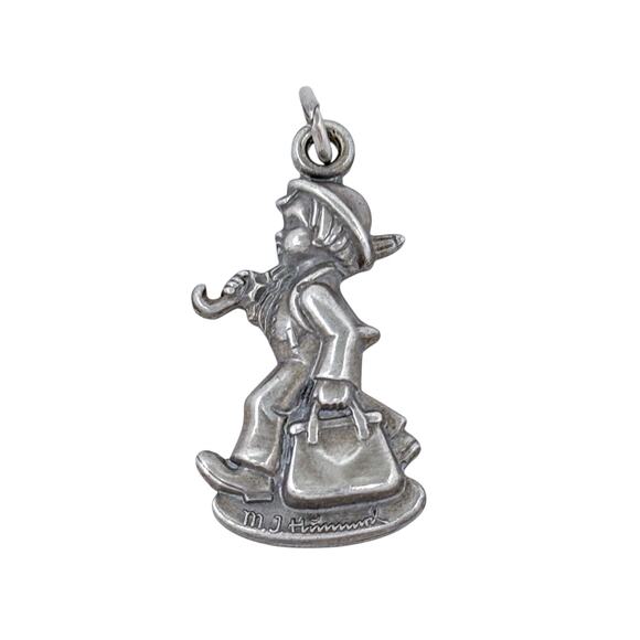 Estate Sterling Silver 925 Merry Wanderer Charm | Goebel Hummel - Picture 3 of 9